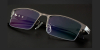 No line bifocals reading glasses, Gun Gray Titanium-c