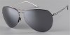 No Line Bifocal Sunglasses Polarized Lenses, Half Rimless Aviator