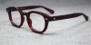 High Prescription Glasses Frames horn rimmed glasses amber 1950s men's eyeglasses
