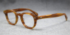 High Prescription Glasses Frames horn rimmed glasses amber 1950s men's eyeglasses