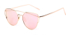 Hipster Glasses For Narrow Face Female with Aviator Frames-diagonal