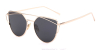 Hipster Sunglasses Oval Face Aviator Frames-diagonal