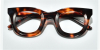Horn Rimmed Wide Frame Glasses