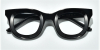 Horn Rimmed Wide Frame Glasses