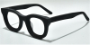 Horn Rimmed Wide Frame Glasses
