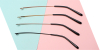 Eyeglass replacement temple arms concave tooth silver-sample