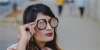 Prescription Hexagon Hipster Sunglasses 6
