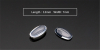 Oval Nose Pads on glasses