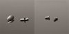 Silver Screw in Nose Pads Made of Titanium