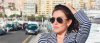 Aviator eyeglasses diagonal black-m