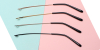 Eyeglasses Temple Dent tooth Design-sample