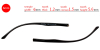 Eyeglass replacement temple arms