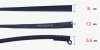 Adjustable Eyeglasses temple for eyeglasses repair-size