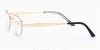 Progressive Reading Glasses No Power On Top，Blue Cut