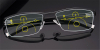 Progressive Reading Glasses No Power On Top，Light Adjusting