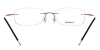  Titanium Rimless  Eyeglasses-b