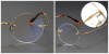 Pure Titanium Iconic Round Glasses of Steve Jobs