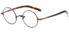 Pure Titanium Saddle Bridge Eyeglasses Round Glasses  For Big Nose
