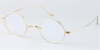 Oval Pure Titanium Saddle Bridge Eyeglasses