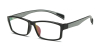 no line bifocals reading glasses, Black & Gra