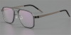 Rectangular Pure Titanium Aviator Glasses