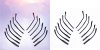 Eyeglass replacement temple arms-8.0mm