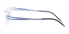 Titanium Rimless Glasses  for Oblong Face-l