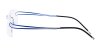 Titanium Rimless Glasses  for Oblong Face-l