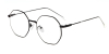 Round Bifocal Lenses glasses, Black 