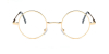 Discount round glasses for men, Retro Golden