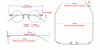 Round Glasses for Men, Manual custom made frameless glasses-size-40