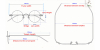 Round Glasses for Men, Manual custom made frameless glasses-size