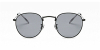 Round glasses with thin black frame-f