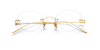 Oval Wire Titanium Rimless Glasses 