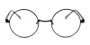 No line bifocals reading glasses, Black Frame