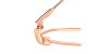 Round Bifocal Lenses glasses, Golden Black-d2