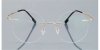 Round Glasses for Men Titanium Rimless
