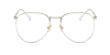 Computer glasses blue light, Silver Alloy Frame-f