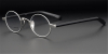 Oval Semi Rimless Titanium Womens Eyeglasses Frames