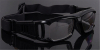 Black Acetate Prescription Safety Glasses-diagonal