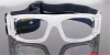 white Acetate Prescription Safety Glasses front