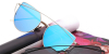 Glasses for Oblong face Female with Aviator Frames sample
