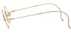 Titanium Saddle bridge eyeglasses, Gandhi Style, Cable Temple Design