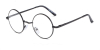 Discount round glasses for men, Black Retro-ll