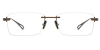 Screwless Hinge Eyeglasses
