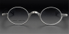 Oval Semi Rimless Titanium Womens Eyeglasses Frames