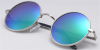 Discount round glasses for men, Retro Silverc