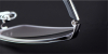 No line bifocals reading glasses, Black Titanium Alloy Frame-d