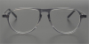 Single Bridge Aviator Clear Glasses | Clear Glasses Trend Continues 2023