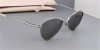 Glasses for Oval Face, Hipster glasses, Cat Eye, Silver3